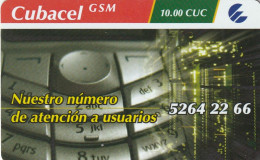 PREPAID PHONE CARD CUBA  (CZ3447 - Cuba
