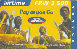 PREPAID PHONE CARD RWANDA  (CZ3120 - Rwanda