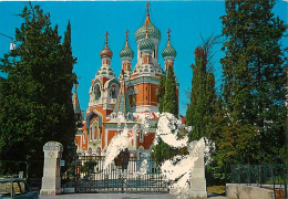 06 - Nice - La Cathédrale Russe - CPM - Carte Abimée à L'avant - Voir Scans Recto-Verso - Bauwerke, Gebäude
