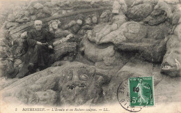 FRANCE - Rotheneuf - L'Ermile Et Ses Roches Sculptes - Carte Postale Ancienne - Rotheneuf