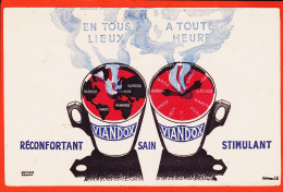 10143 / ⭐ VIANDOX Reconfortant Sain Stimulant En Tout Lieux Toute Heure Buvard-Blotter MUCKENS TOUROT Edit  J.B - Soups & Sauces