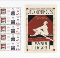 DUOSTAMP/MYSTAMP** - F.I.P.O - Belgian Olympic Philately Club - BOPC - Road To Paris 2024 - 1924-2024 - RRR - Gommé - Neufs