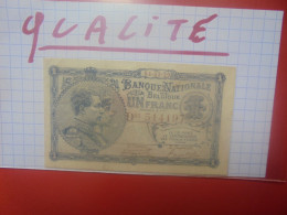 BELGIQUE 1 Franc 1920 Circuler Belle Qualité (B.18/34) - 1 Franc