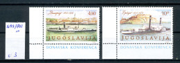 Yougoslavie   N ° 1699/1700    Xx     Bateaux - Unused Stamps