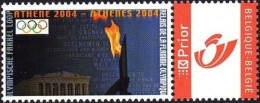 DUOSTAMP/MYSTAMP** - Athènes 2004 - Relais De La Flamme - Jeux Olympique/Olympische Spelen/Olympische Spiele - Gommé - Neufs