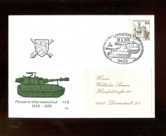 BUNDESREPUBLIK DEUTSCHLAND / 1979, Privatganzsachenumschlag "Panzerartillerbataillon" Mit SSt. "LAHNSTEIN" (B2260) - Enveloppes Privées - Oblitérées