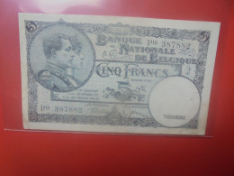 BELGIQUE 5 Francs 1938/88 Circuler (B.18/34) - 5 Francos
