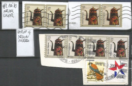 USA 2002 American Toleware C.5 COIL : 2 Pairs + Strip4 Pcs ON-Piece In Different Colors SC.#3612 - Nice Variety - Collezioni & Lotti