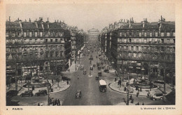 FRANCE - Paris - L'avenue De L'Opéra - Animé - Carte Postale Ancienne - Ile-de-France