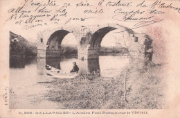 30 / GALLARGUES / L ANCIEN PONT ROMAIN SUR LE VIDOURLE /  PRECURSEUR JBENP 206 - Gallargues-le-Montueux