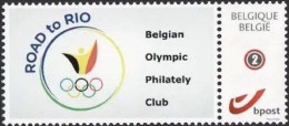 DUOSTAMP/MYSTAMP** - Belgian Olympic Philately Club - BOPC - ROAD TO TOKYO - Autocollant / Zelfklevend / Selbstklebend - Neufs