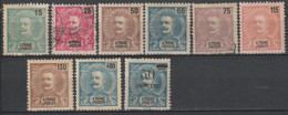 S.THOME E PRINCIPE - 1903/1905 - ANNEES COMPLETES YVERT N°92/100 * MH / (*) / OBLITERES - COTE = 62 EUR. - St. Thomas & Prince