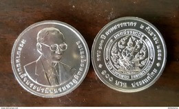 Thailand Coin 100 Baht 2015 100th The Revenue Department Y552 - Thailand