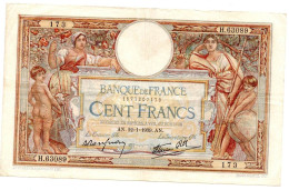 MA 36653  / France - Frankreich 100 Francs 12/01/1939 Merson TB - 100 F 1908-1939 ''Luc Olivier Merson''