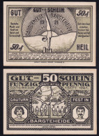 Bargteheide: 2x 50 Pfennig 1921 - Gauturnfest (A5-20264) - Collezioni