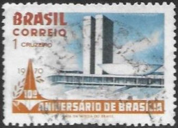 Brazil Brasil Brasilien 1970 Brasilia Michel No. 1253 Used Cancelled Oblitéré Gestempelt - Usados