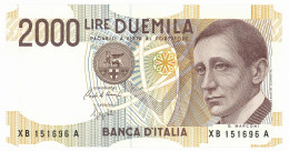 2000 LIRE B. D'ITALIA GUGLIELMO MARCONI SERIE SOSTITUTIVA XB 25/07/2001 FDS-/FDS - Sonstige & Ohne Zuordnung