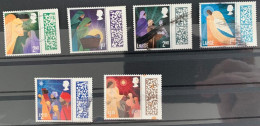 GROSSBRITANNIEN GRANDE BRETAGNE GB 2022 CHRISTMAS SET 6V USED SG 4727-32 - Sin Clasificación