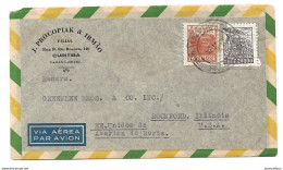 205 - 75 - Enveloppe Envoyée De Curitiba Aux USA - Covers & Documents