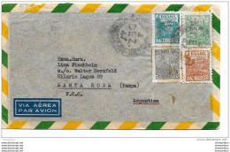 29-30 - Enveloppe Envoyée Du Brésil En Argentine 1947 - Covers & Documents