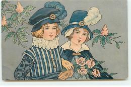 N°18663 - F. Hardy - MM Vienne N°382 - Couple De Jeunes Gens Avec Des Fleurs - Hardy, Florence