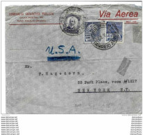 29-41 - Enveloppe Envoyée  Du Brésil à New York 1935 - Covers & Documents