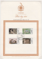 Ciskei FDC Collector Sheet Cat. Michel 30/33 - Ciskei