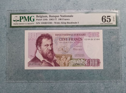 Belgium # P134b# 100 Francs 1970 RARE DATE!!! PMG 65 EPQ GEM UNCIRCULATED - 100 Francos