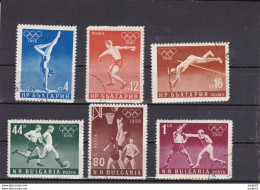 BULGARIA. 1956 COMPLETE SET CAT. Y.T. NR. 867/872 MiNr. 996 - 1001 Used - Sommer 1956: Melbourne