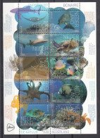 Nederland 2024 Nvph Nr ??, Mi Nr ??;  Beleef De Natuur: Bonaire Onderwaterwereld, Underwater World, Manta, Octopus, Kora - Nuevos