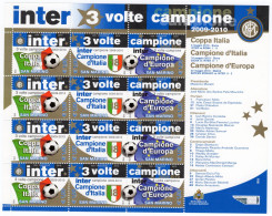 2010 SAN MARINO BF 101 MNH ** Inter Tre Volte Campione, Calcio, Sport - Blocks & Sheetlets