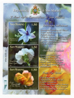 2011 SAN MARINO BF 103 MNH ** Fiori Di San Marino, Flowers, Flora - Blocks & Sheetlets