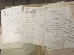 Lot De 35 Autographes Magistrats , Avocats Et Autres 19eme, 20eme Siècle - Politiques & Militaires