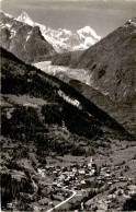 Fiesch Mit Finsteraarhorn U. Finsteraar Rothorn (10266) * 28. 7. 1958 - Fiesch