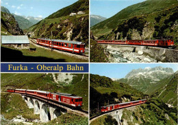 Furka-Oberalp-Bahn - 4 Bilder (211) - Eisenbahn - Fiesch