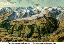 Panorama Aletschgebiet - Grosser Aletschgletscher (44699) - Fiesch