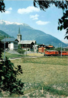 Lax (Wallis) Mit Furka-Oberalp-Bahn * 16. 8. 1974 - Eisenbahn - Fiesch