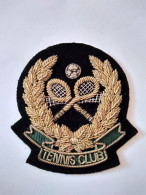 Tennis Club. Patch Écusson Fil Doré - TBE - Bekleidung, Souvenirs Und Sonstige