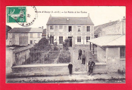 F-78-Bois D'Arcy-01A01   La Mairie Et Les écoles, Animation, Cpa BE - Bois D'Arcy