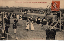 NÂ°29633 Z -cpa Les Courses De Berck Sur Mer -arrivÃ©e Des Chevaux Sur La Piste'- - Paardensport