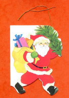 Etiquette Cadeau Pere Noel Mini Carte 5 - Weihnachtsmänner