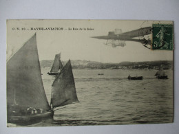 *cpa...Havre-Aviation...la Baie De Seine...1910...animée... - Meetings