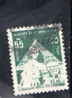 1974 Egitto - La Sfinge Alla Piramide Di Chephren - Used Stamps