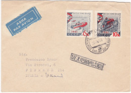 RUSSIA  - BUSTA - STORIA POSTALE -  VIAGGIATA PER FIRENZE -ITALIA- 1961 - Brieven En Documenten