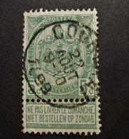 Belgie Belgique - 1884  - COB/OBP  56  -  Gestempeld /obl. - Courtrai - 1899 - 1869-1888 Lying Lion