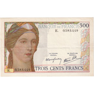France, 300 Francs, E.0.583.449, SUP - 300 F 1938-1939