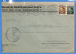 Böhmen Und Mähren 1943 - Lettre De Prague - G34621 - Brieven En Documenten