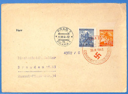 Böhmen Und Mähren 1942 - Lettre De Prague - G34610 - Brieven En Documenten