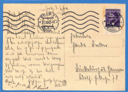 Böhmen Und Mähren 1942 - Carte Postale De Prague - G34600 - Brieven En Documenten