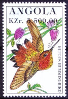 Angola 1996 MNH, Birds, Rufous Hummingbird (Selasphorus Rufus) - Kolibries